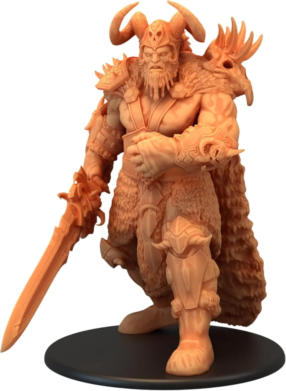 Unpainted DND Frost Giant Chief v2 Miniature Figurine, Tabletop Gaming Collectible, Fantasy World, Ideal Gift for Dungeon Masters and Collectors - Designed by Epic Miniatures