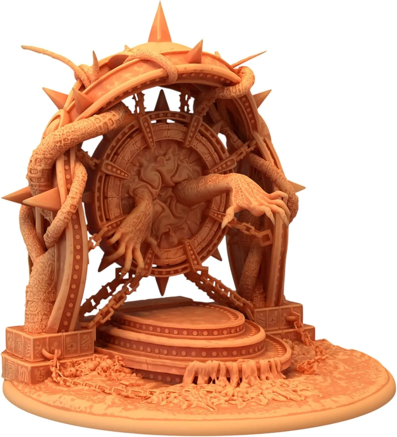 Unpainted DND Hells Gate v3 Miniature Figurine, Tabletop Gaming Collectible, Fantasy World, Ideal Gift for Dungeon Masters and Collectors - Designed by Epic Miniatures