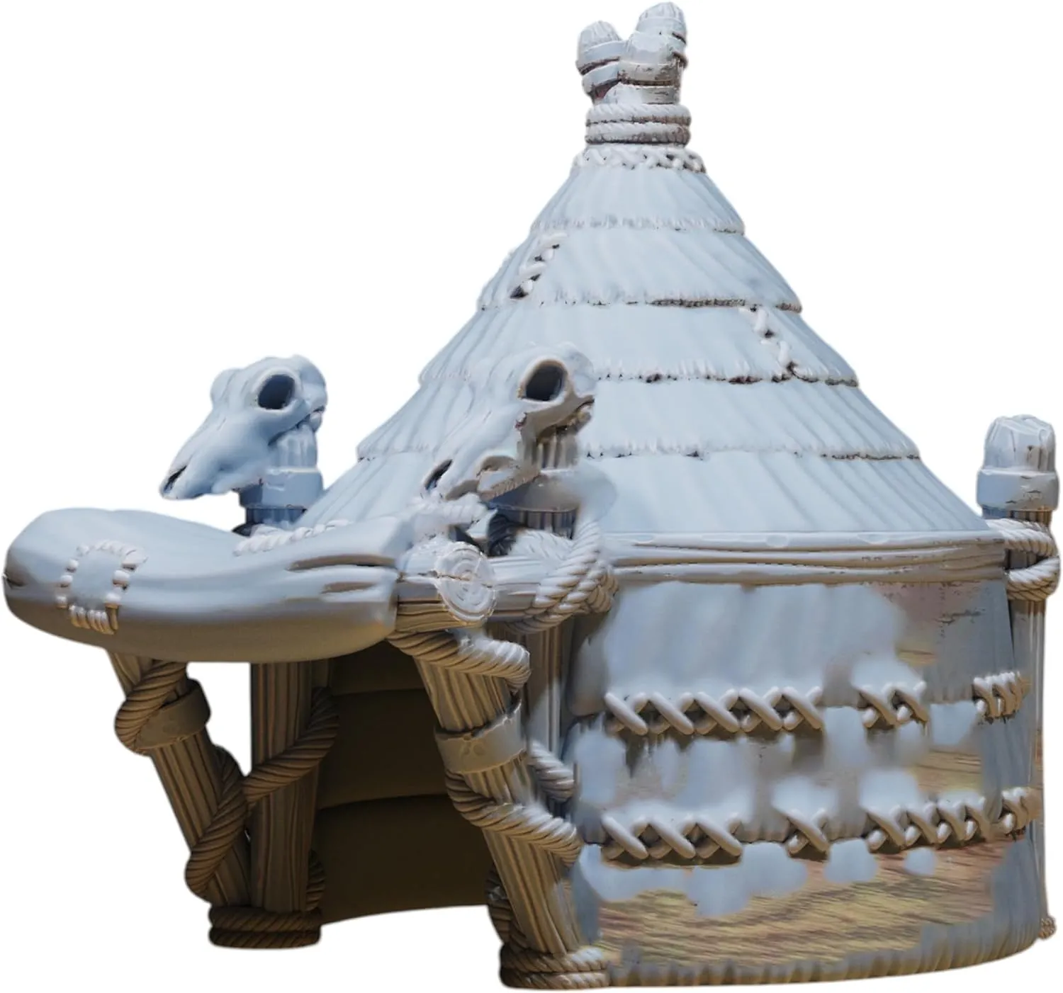 Unpainted DND Tents v5 Terrain Miniature, Tabletop Gaming Collectible, Fantasy World, Ideal Gift for Dungeon Masters and Collectors - Designed by Epic Miniatures