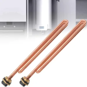 Upgraded HE 90240 Heating Element Compatible with EcoSmart Eco 18 24 27 36 Eemax iHeat Drakken Rheem Richmond, Electric Tankless Water Heaters with New Rubber Ring, 9KW 18KW 27KW 36KW 240V, 2 Pack