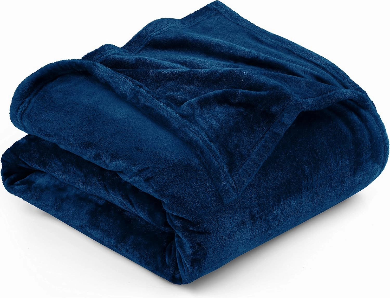 Utopia Bedding Fleece Blanket Queen Size Navy 300GSM Luxury Anti-Static Fuzzy Soft Microfiber Bed Blanket (90x90 Inch)
