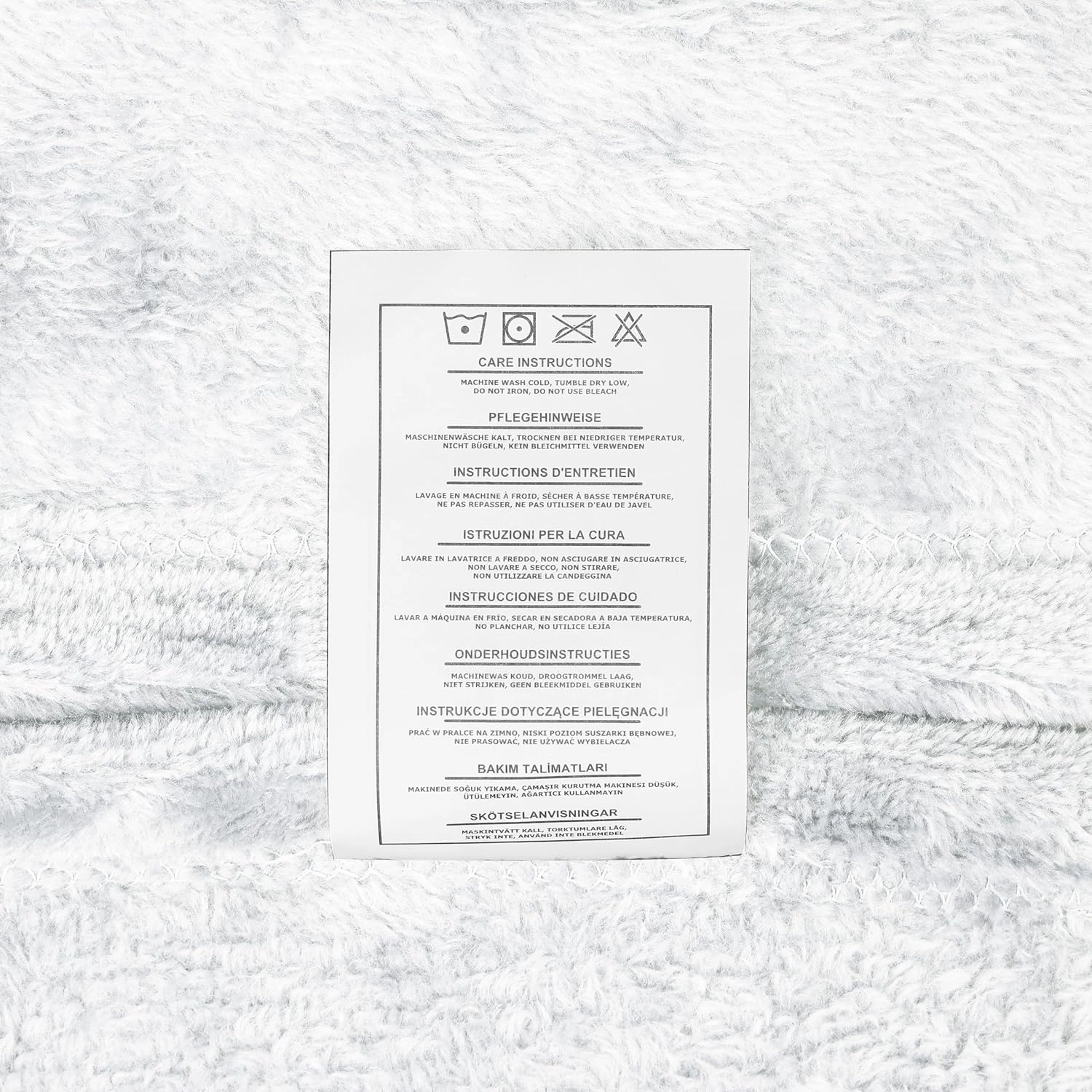 Utopia Bedding Fleece Blanket Queen Size White 300GSM Luxury Anti-Static Fuzzy Soft Microfiber Bed Blanket (90x90 Inch)