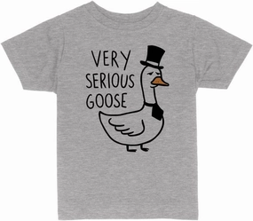 Very Serious Goose Toddler Kids T-Shirt