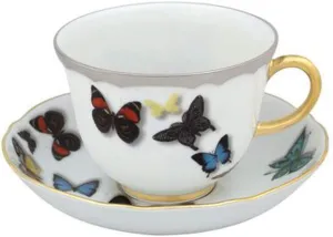 Vista Alegre Christian Lacroix - Butterfly Parade Tea Cup & Saucer | Set Of 4