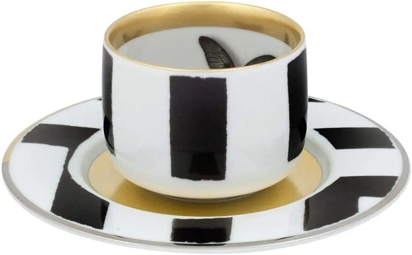 Vista Alegre Christian Lacroix - Sol Y Sombra Coffee Cup & Saucer | Set of 4