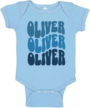 Wavy Oliver Baby Infant Bodysuit