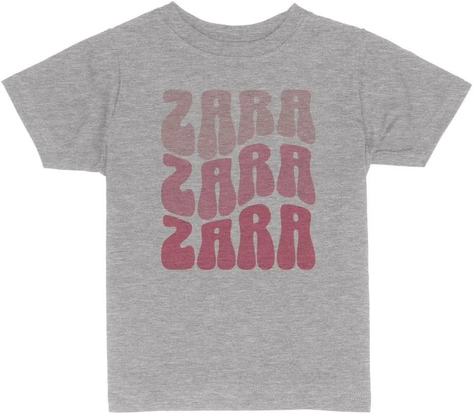 Wavy Zara Toddler Kids T-Shirt