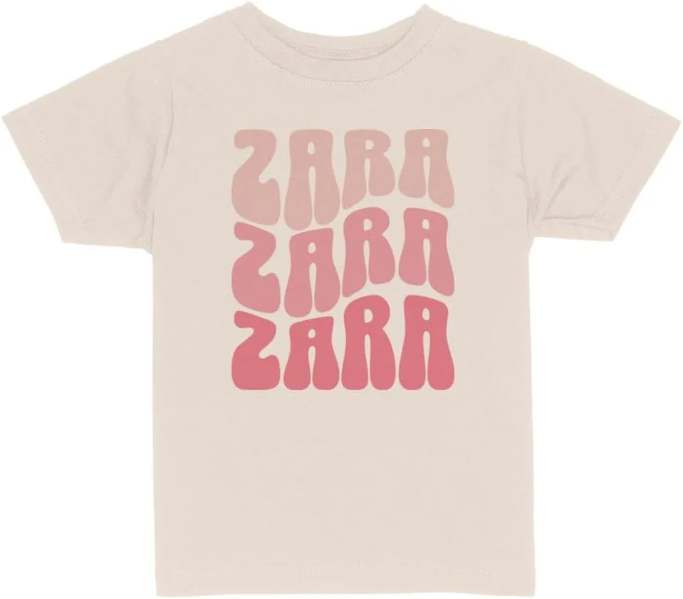 Wavy Zara Toddler Kids T-Shirt