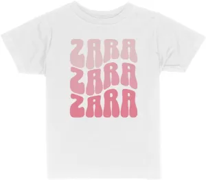 Wavy Zara Toddler Kids T-Shirt