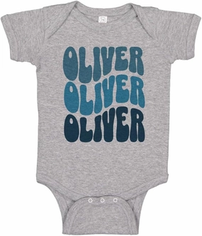Wavy Oliver Baby Infant Bodysuit