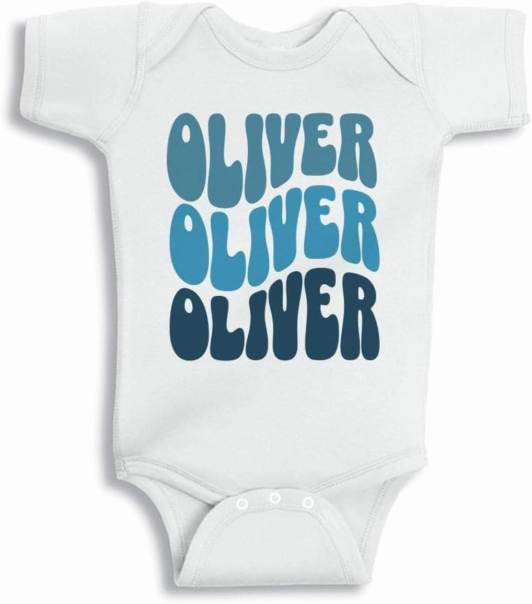 Wavy Oliver Baby Infant Bodysuit