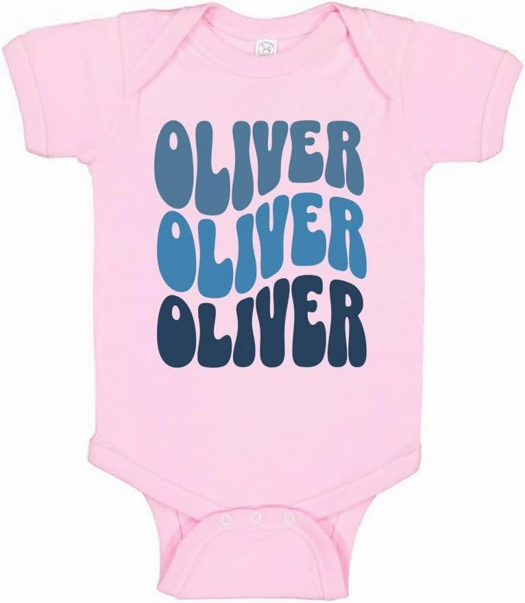 Wavy Oliver Baby Infant Bodysuit