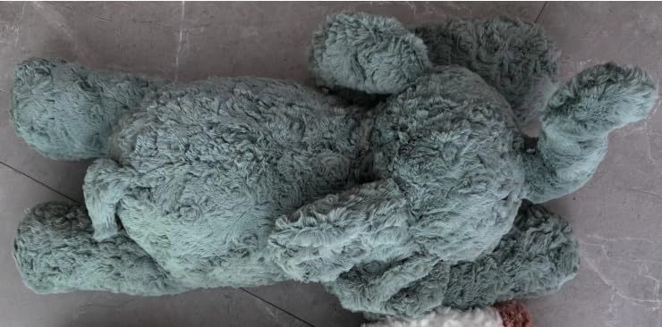 Weighted Stuffed Animals Elephant Plush Toy, 22 Inch, 4 Pounds, Soft and Huggable Weighted Plush Toy in Sage Green, Ideal Gift for Kids and Adults for Christmas, Birthday, Valentine’s Day