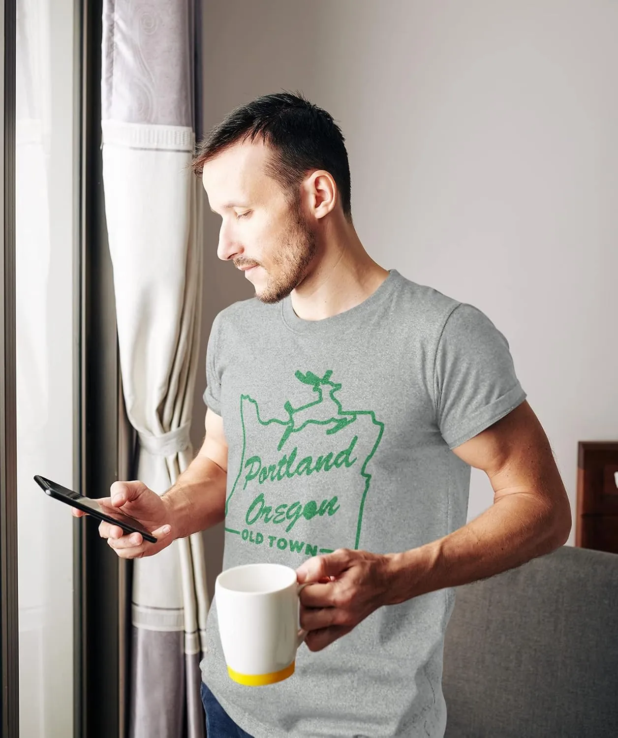 White Stag Sign - Unisex T-Shirt