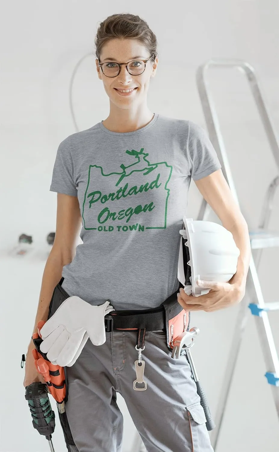 White Stag Sign - Unisex T-Shirt