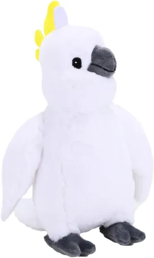 Wild Republic Ecokins Cockatoo, Stuffed Animal, 12 Inches, Plush Toy, Fill is Spun Recycled Water Bottles, Eco Friendly