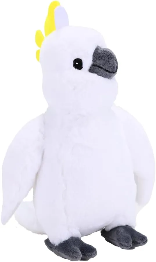 Wild Republic Ecokins Cockatoo, Stuffed Animal, 12 Inches, Plush Toy, Fill is Spun Recycled Water Bottles, Eco Friendly