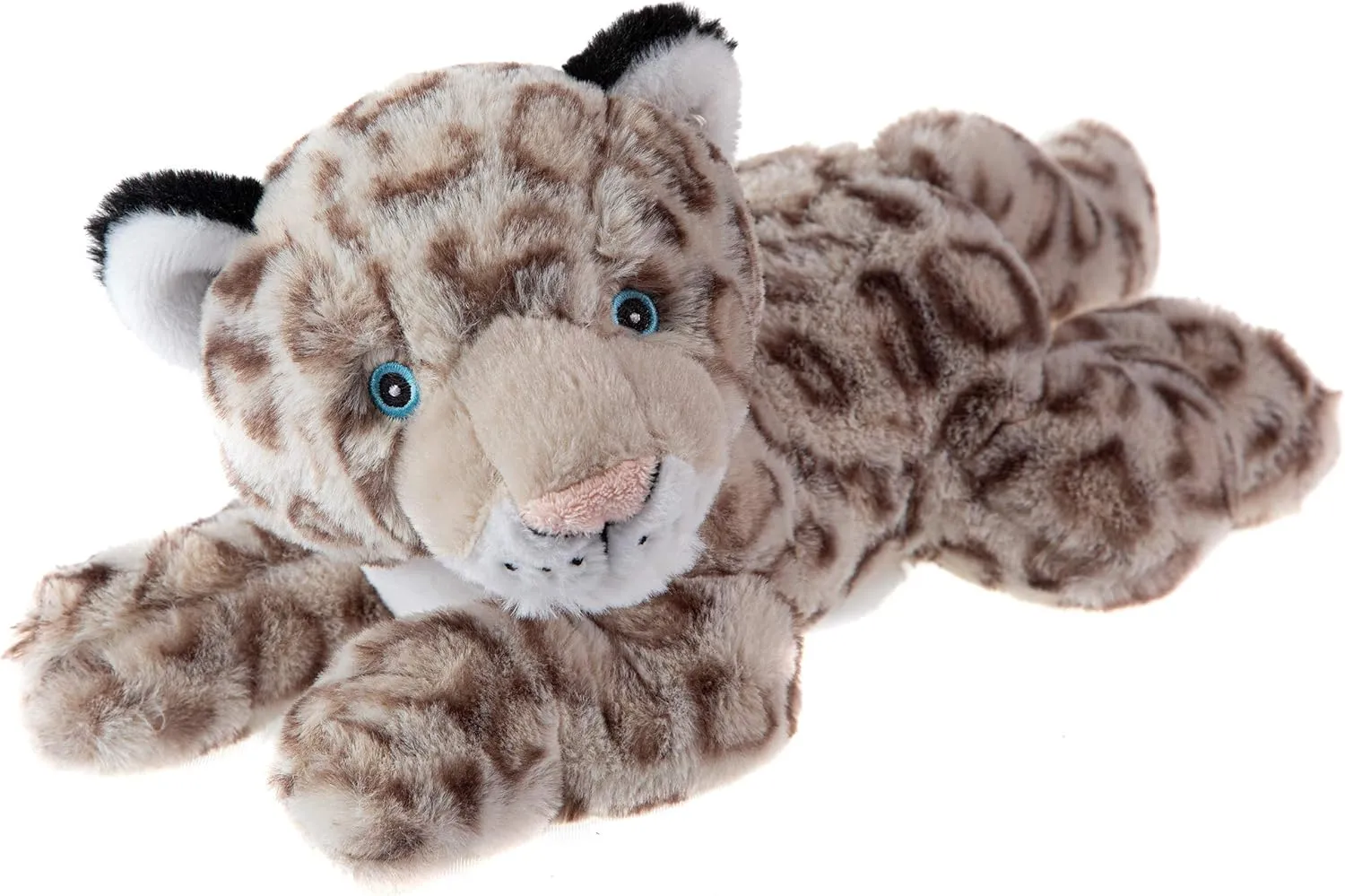 Wild Republic EcoKins Snow Leopard Stuffed Animal 12 inch, Eco Friendly Gifts for Kids, Plush Toy, Handcrafted Using 16 Recycled Plastic Water Bottles