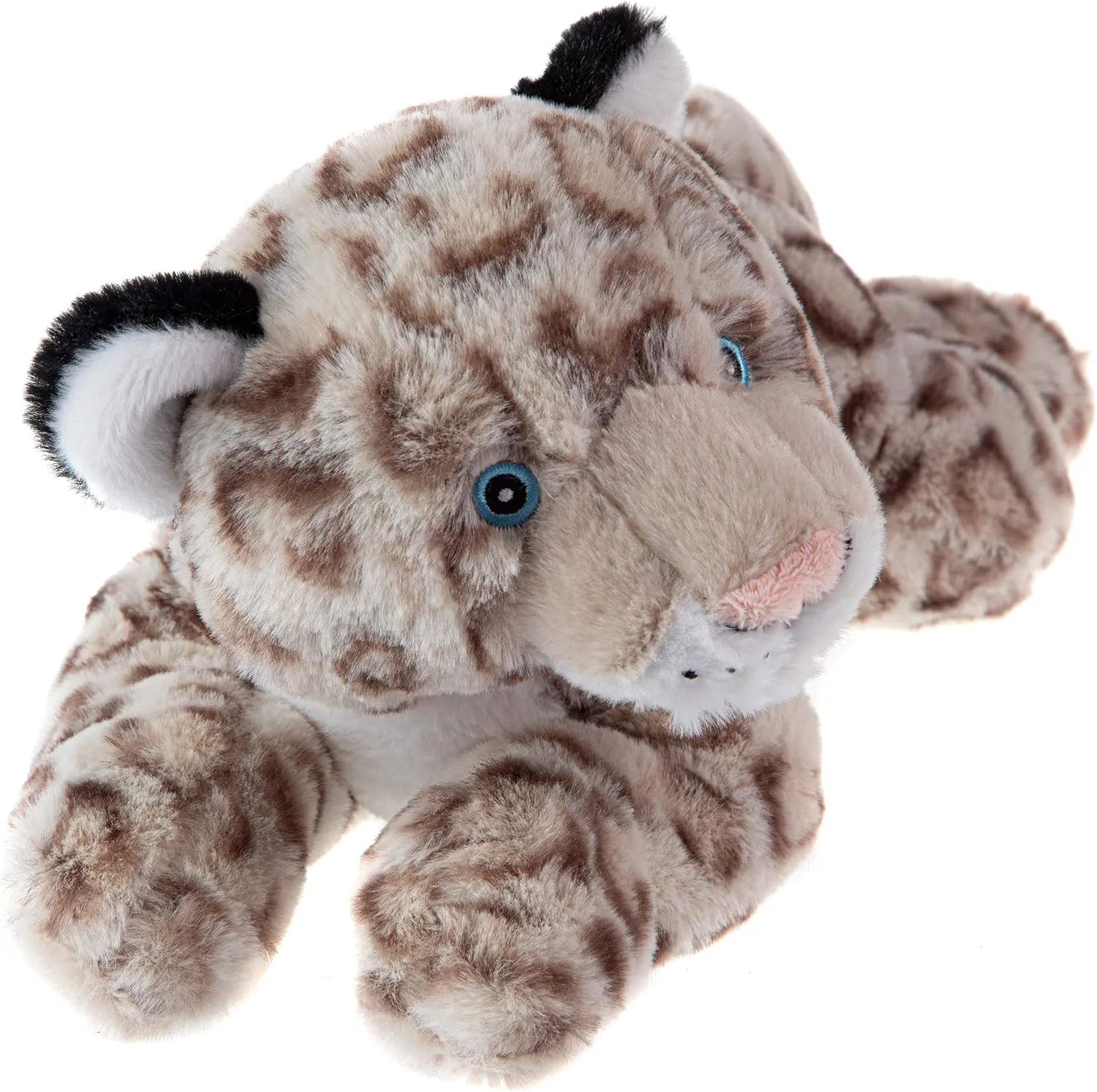 Wild Republic EcoKins Snow Leopard Stuffed Animal 12 inch, Eco Friendly Gifts for Kids, Plush Toy, Handcrafted Using 16 Recycled Plastic Water Bottles