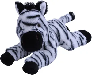 Wild Republic EcoKins Zebra Stuffed Animal 12 inch, Eco Friendly Gifts for Kids, Plush Toy, Handcrafted Using 16 Recycled Plastic Water Bottles