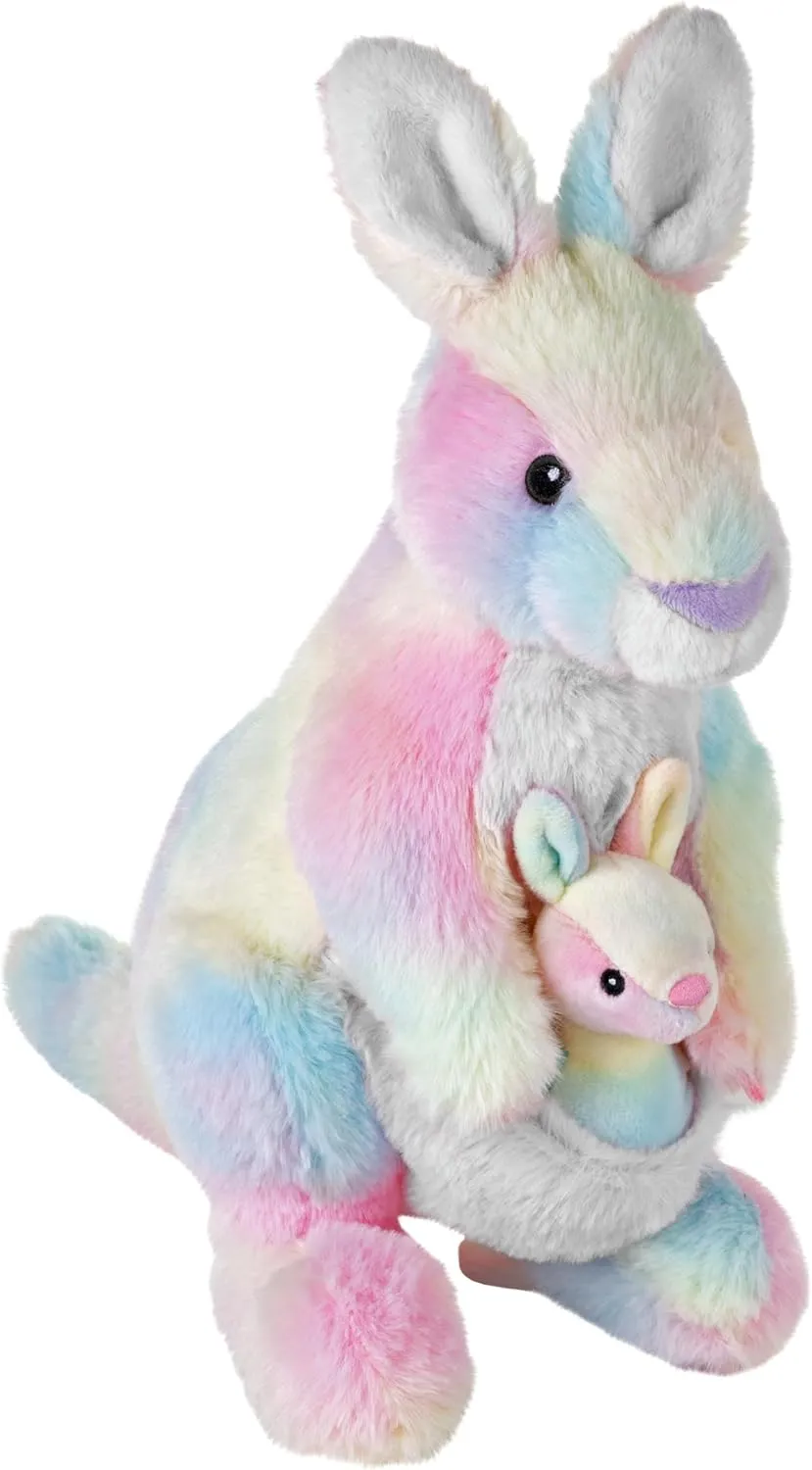 Wild Republic Mellowkins-Eco Kangaroo, Stuffed Animal, 12 Inch, Plush Toy, Ecofriendly