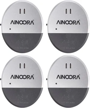 Window Alarm Sensors 4 Pack, Glass Break Sensor 130DB Loud Window Vibration Alarms, Burglar Intruder Entry Detector for Indoor Home Office Apartment & RV Security