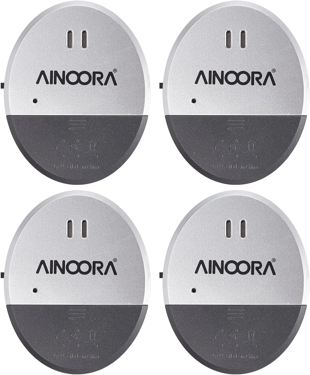 Window Alarm Sensors 4 Pack, Glass Break Sensor 130DB Loud Window Vibration Alarms, Burglar Intruder Entry Detector for Indoor Home Office Apartment & RV Security