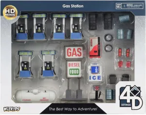 WizKids Warlock Tiles: Accessory – 4D Settings Gas Station