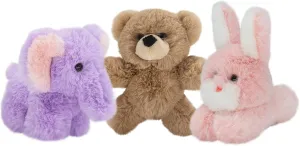 World's Softest Plush Stuffed Animals for Girls and Boys - 3 Pack 5 Inch Stuff Animals Plush Toy - Bunny, Elephant, Teddy Bear Plushie - Made from Kid-Friendly, Quality Material