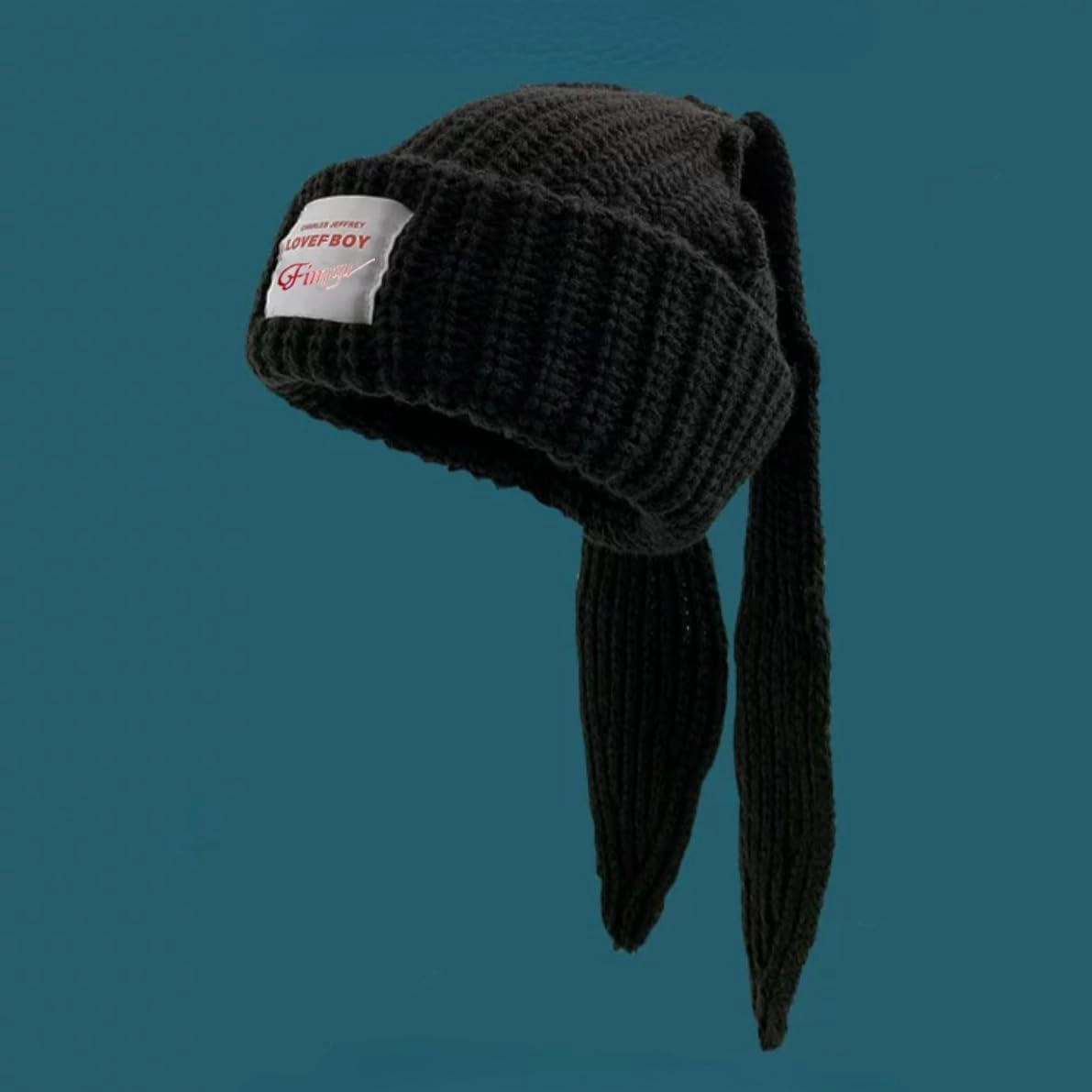 Y2k Hats New Jeans Bunny Ears Hat Kpop Outfits for Women Women's Beanie Hip-hop Beanies Grunge Girl Caps